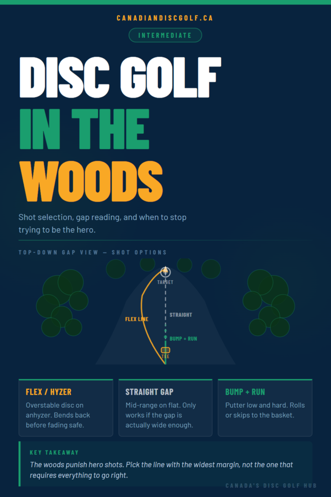 How to Throw in the Woods: Shot Selection, Gap Reading, & the Bump & Run